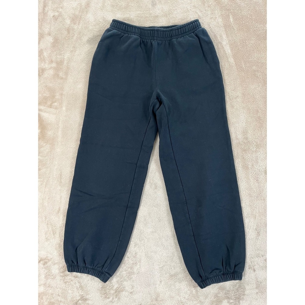 Reformation Jeans Hunter Sweatpants Women's XS Black Organic Cotton Joggers EUC